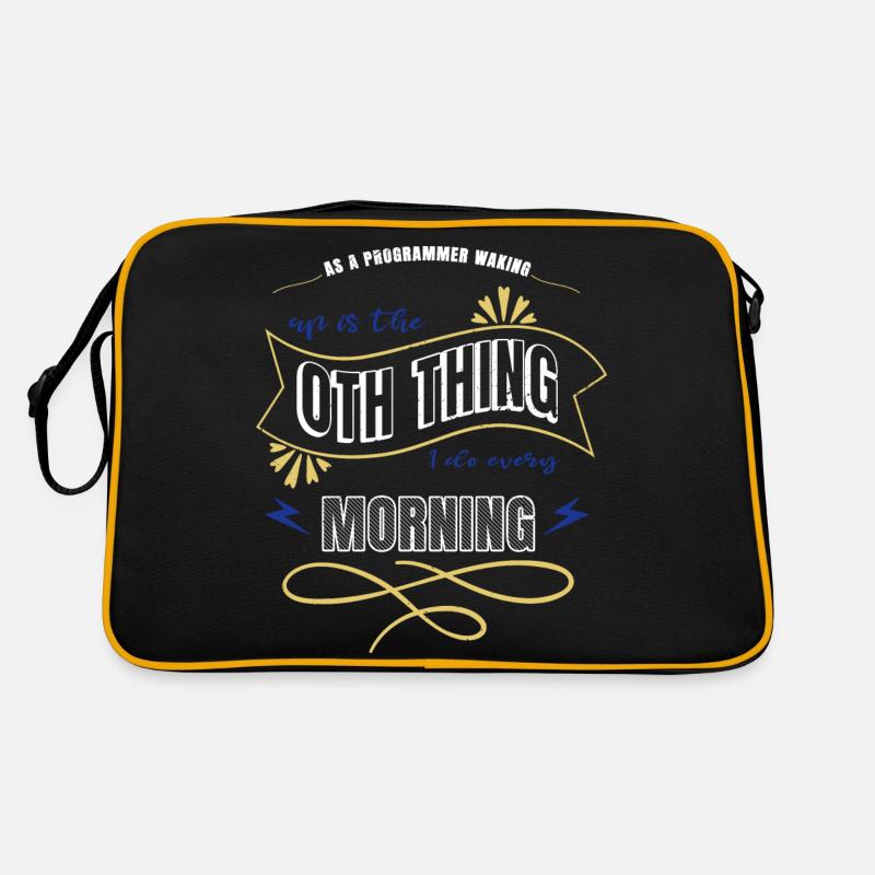 computers programming language present idea Retro Tasche
