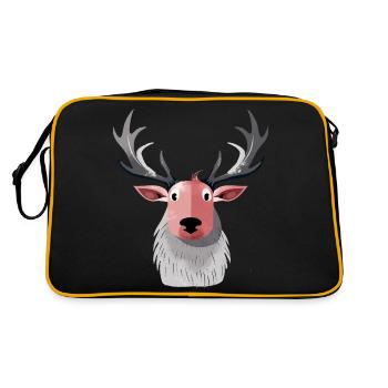 Bill the Christmas Reindeer - Retro Bag - black/gold - Back
