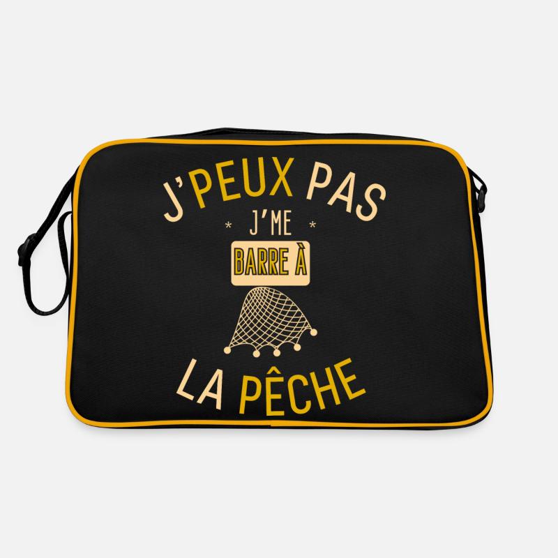 J'Peux Pas J'me Barre à La Pêche Sac Retro