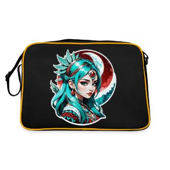 Indian Princess - Aztek - Retro Bag - black/gold - Back
