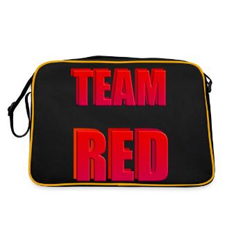 Team Red - Retro Bag - black/gold - Back