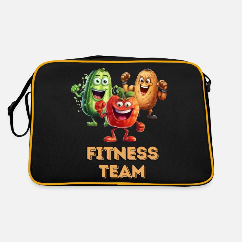 Veggie Power Squad Retro Tasche