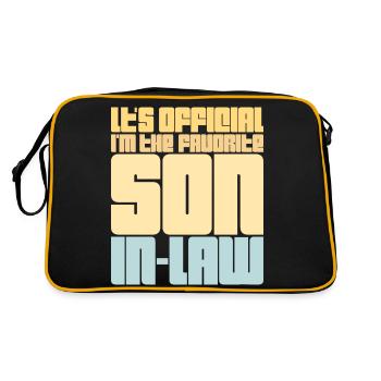 C’est officiel, je suis le gendre préféré qui dit - Sac Retro - noir/or - Dos
