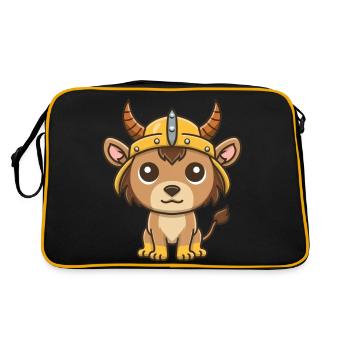 Amoureux du Lion - Sac Retro - noir/or - Dos