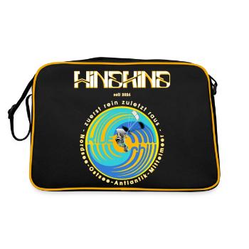 Kitesurfing - Retro Bag - black/gold - Back