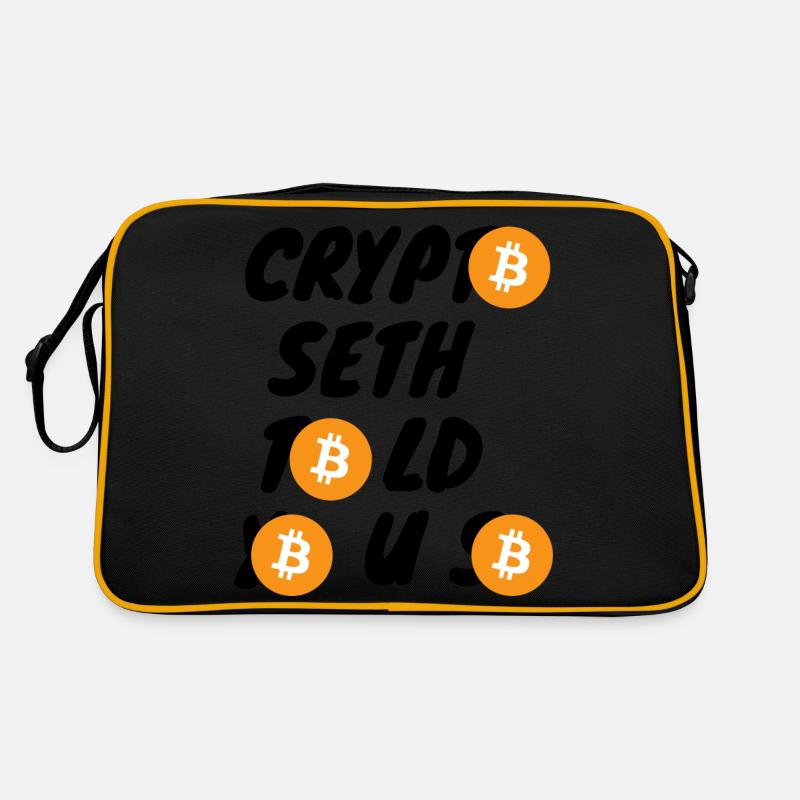 Krypto Crypto Seth told you so BTC Bitcoin Retro Tasche
