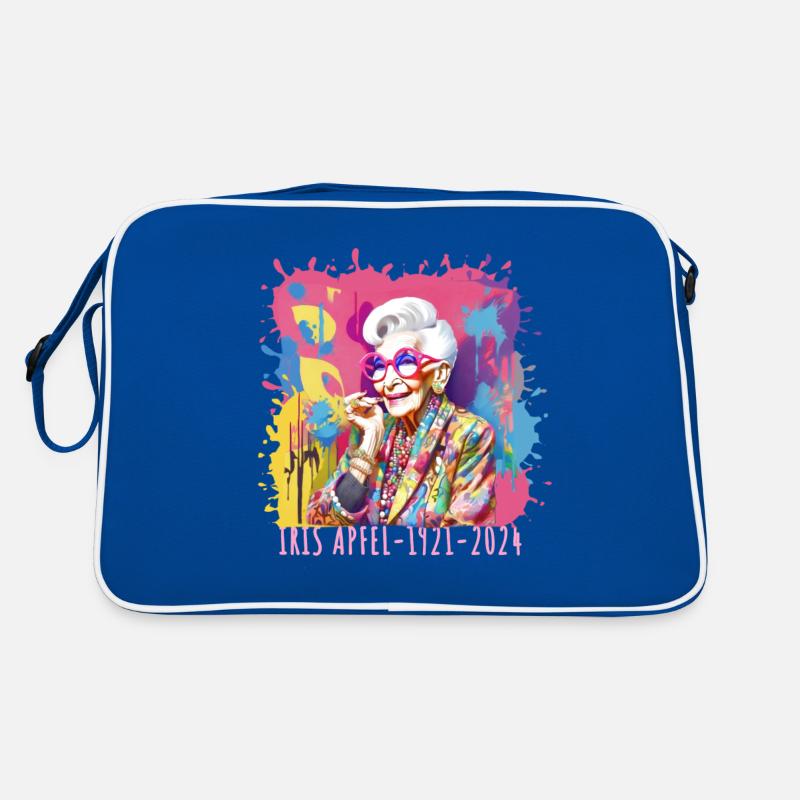Bunt, Graffiti, illustration, Iris Apfel Retro Tasche