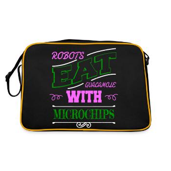birthday present birthday present idea humor - Retro Bag - black/gold - Back