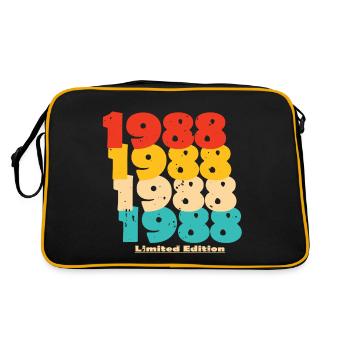 1988: Limited Edition - 36th Anniversary - Retro Bag - black/gold - Back