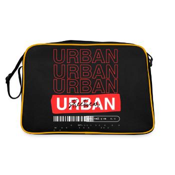 Dicton du design streetwear urbain - Sac Retro - noir/or - Dos