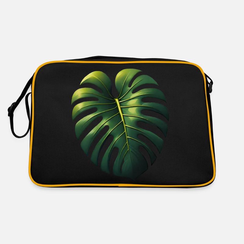 Monstera Leaf Retro Bag
