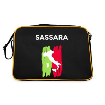 Sassara - Sac Retro - noir/or - Dos