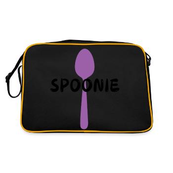 Spoonie Spoon - Retro Bag - black/gold - Back
