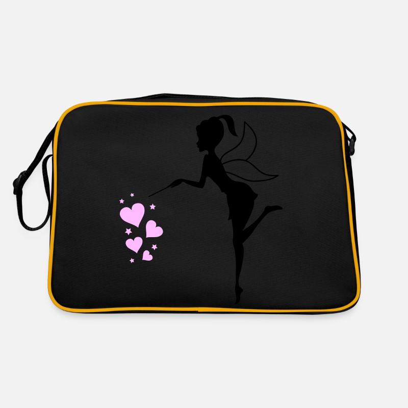 Fairy Elf Hearts Retro Bag