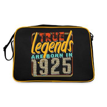 True legends are born in 1925 Vintage anniversaire - Sac Retro - noir/or - Dos