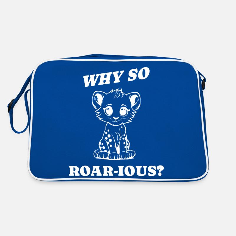 why so roar ious Geschenkidee Retro Tasche