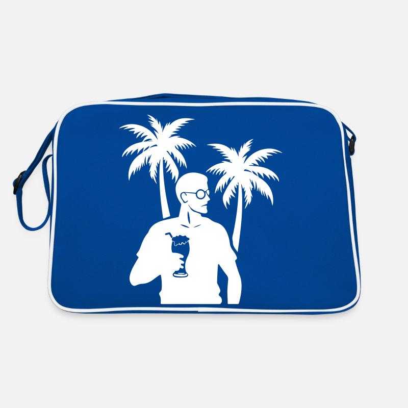 Palm Tree Holiday Drinking Retro Bag