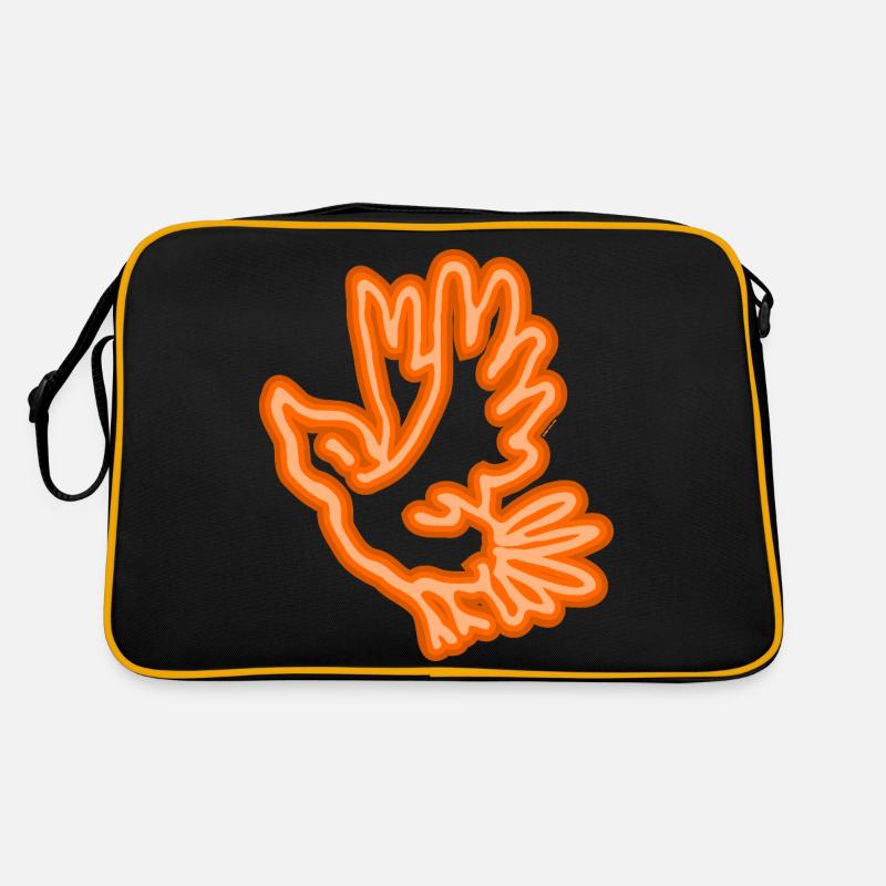 Neon Vogel Retro Tasche