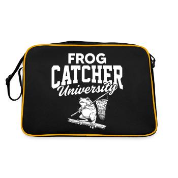 Frog Catcher University Amphibian Catching Master - Retro Bag - black/gold - Back