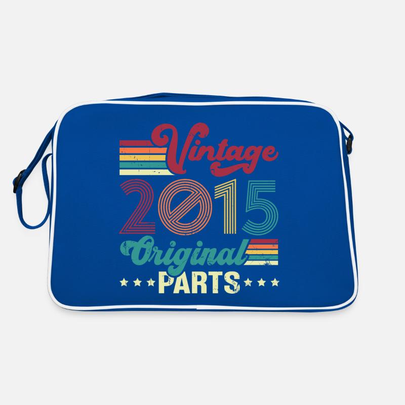 Vintage 2015 Original, Birthday Gift Retro Bag