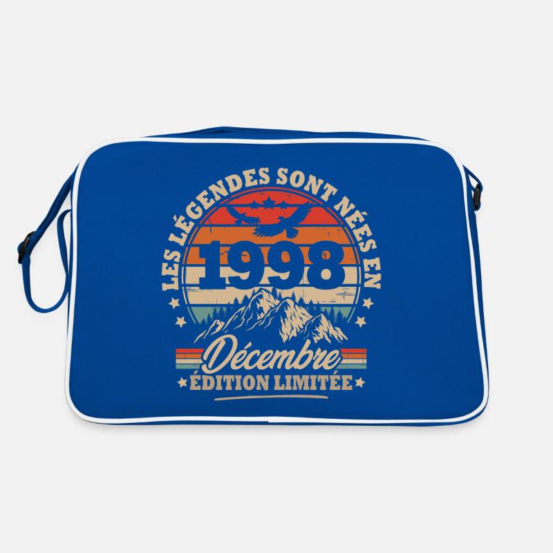 Geburtstagsgeschenk geboren im Dezember 1998 Retro Tasche