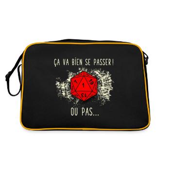 Ca va bien se passer - Sac Retro - noir/or - Dos