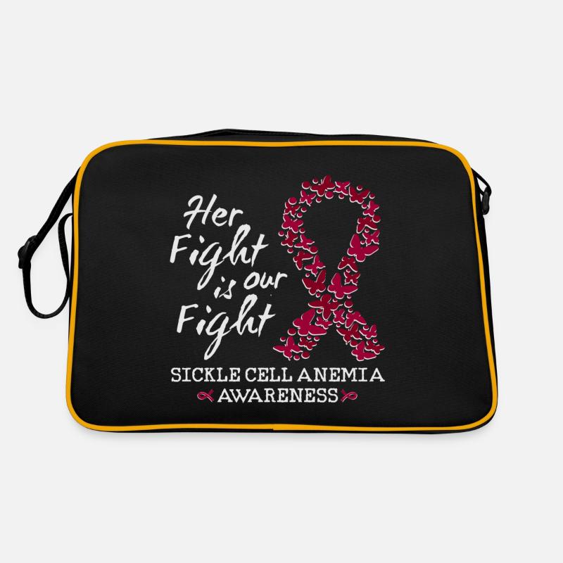 Conscience de l’anémie falciforme d’elle et de lui Sac Retro