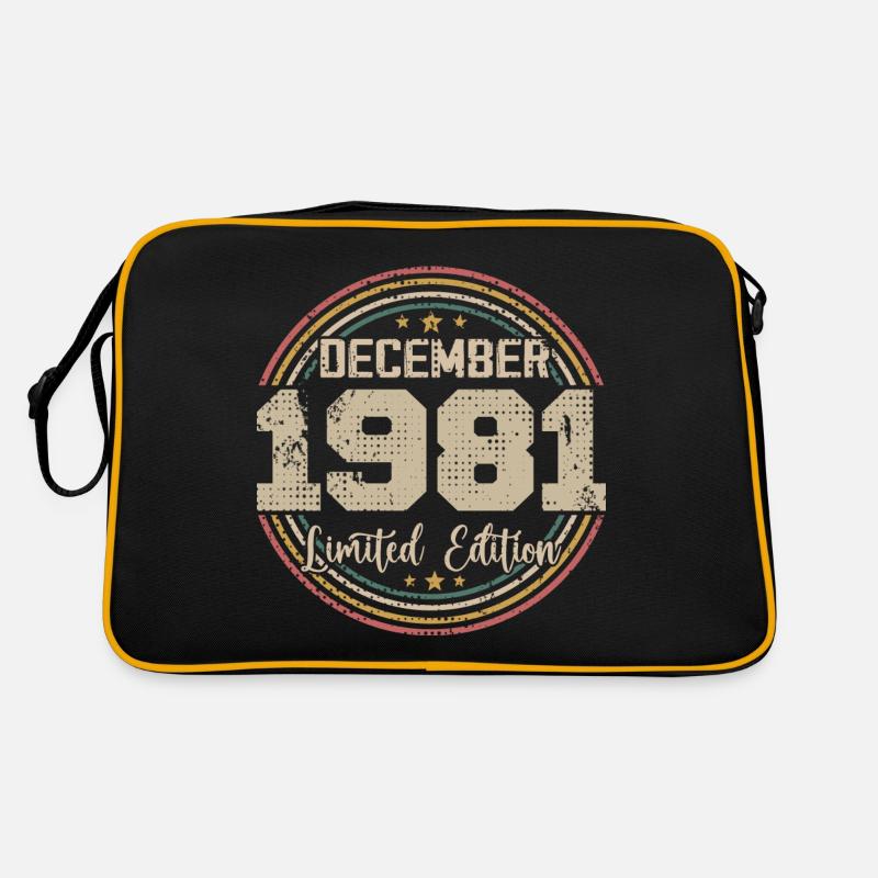 Les Légendes Sont Nées En Décembre 1981 - 1981 Sac Retro