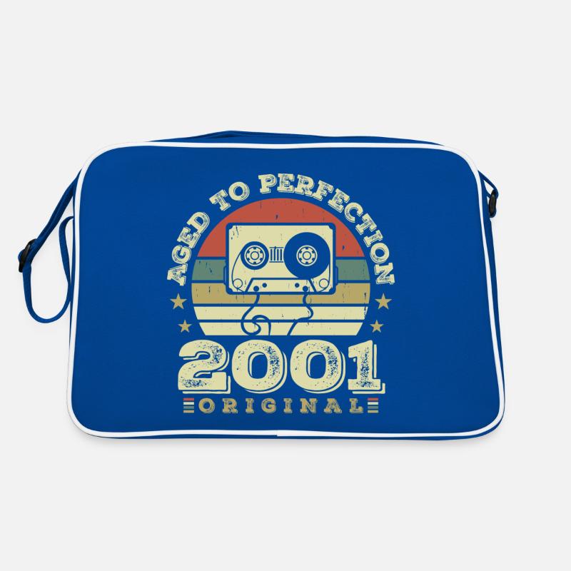 Original Vintage Jubiläumsgeschenkidee 2001 Retro Tasche