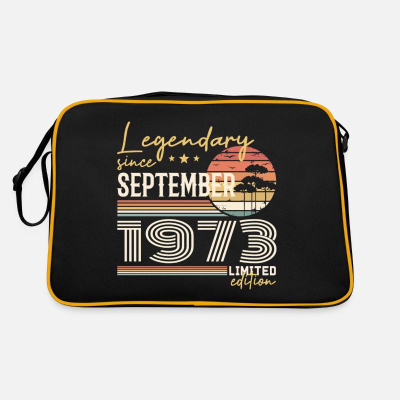 September 1973 Geboren im September 1973 September 1973 Retro Tasche