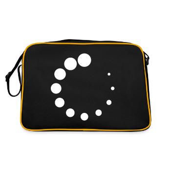 Magasin | Cercles, Ordinateur, Jeu, Jeu Vidéo - Sac Retro - noir/or - Dos