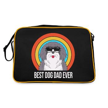 Berger Anglais Papa Papa Père - Sac Retro - noir/or - Dos