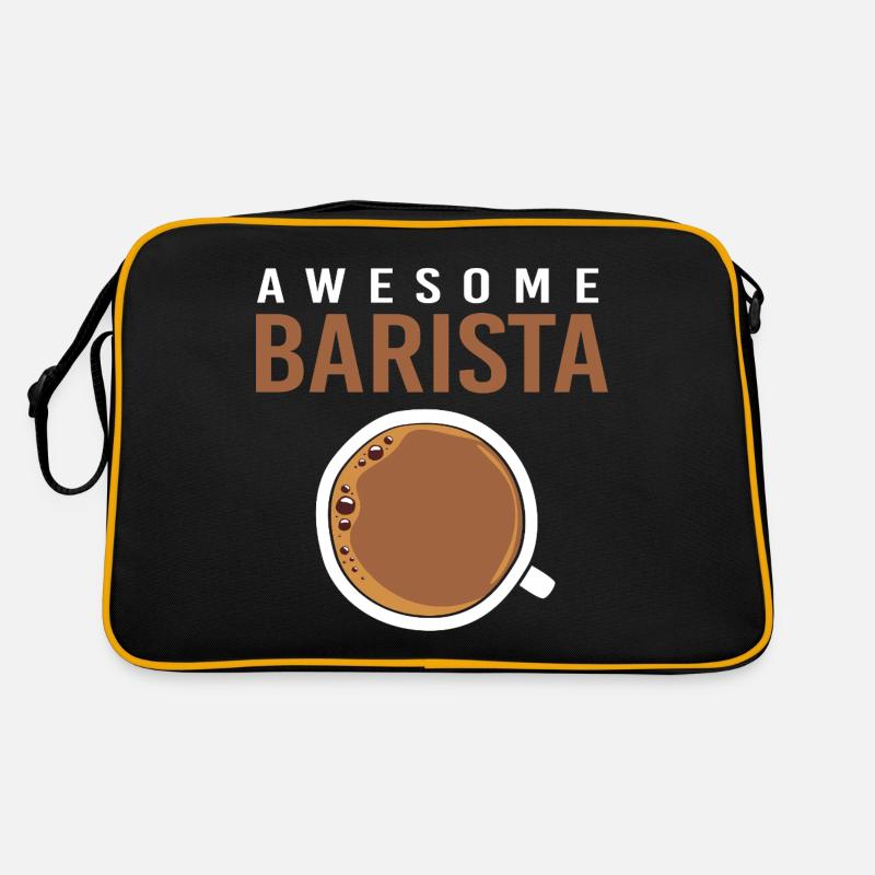 Espresso Kaffee Koffein Barista Retro Tasche