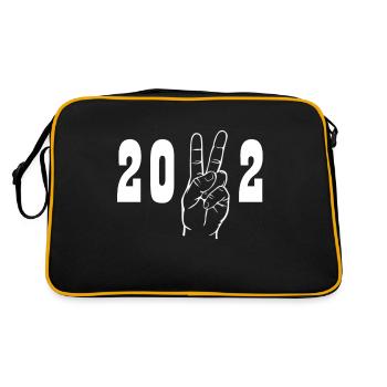 2022 Peace Sign - Retro Bag - black/gold - Back