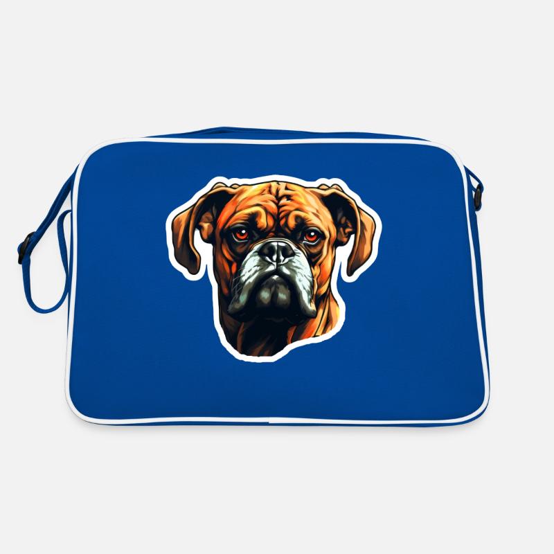 Boxer head Retro Bag