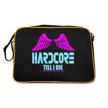 Hardcore till i die - Retro Bag - black/gold - Back