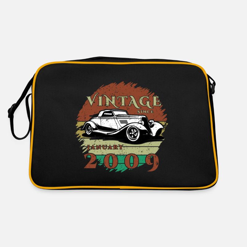 16th Birthday - Classic - Vintage since 01/2009 Retro Bag