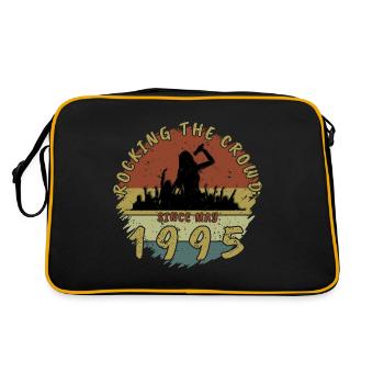 30th Birthday Rocking the crowd SNG 05/1995 - Retro Bag - black/gold - Back