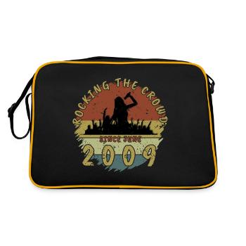 16th Birthday Rocking the crowd SNG 06/2009 - Retro Bag - black/gold - Back