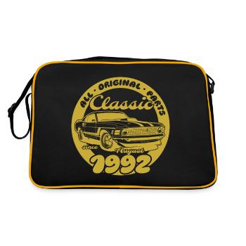 33e anniversaire - Classic Musclecar 08/1992 - Sac Retro - noir/or - Dos