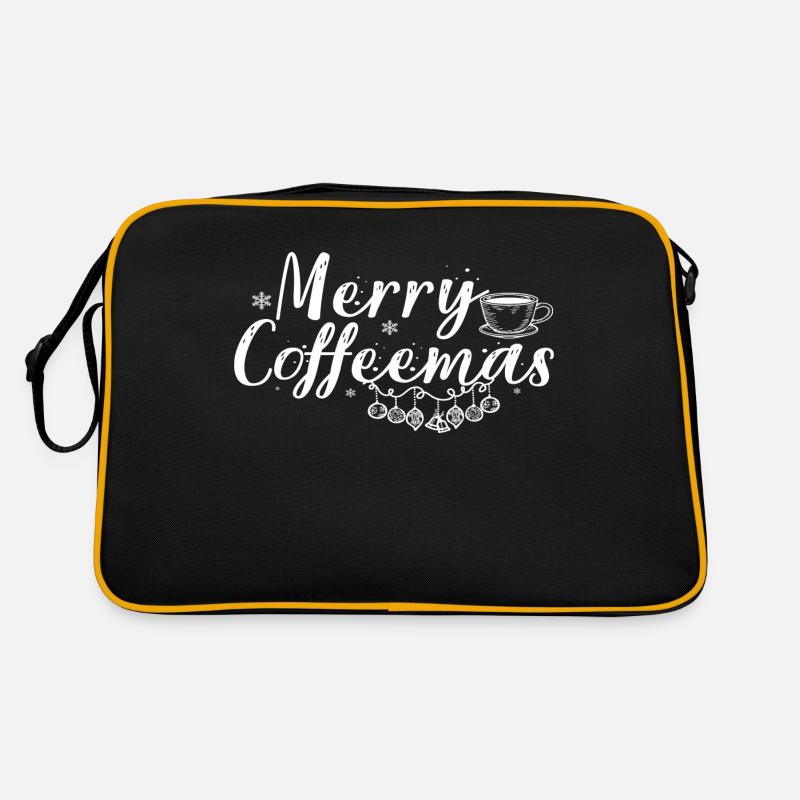 Joyeux Coffeemas - Sac Retro - noir/or