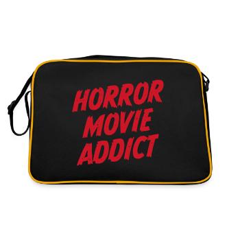 Accro aux films d’horreur - Sac Retro - noir/or - Dos