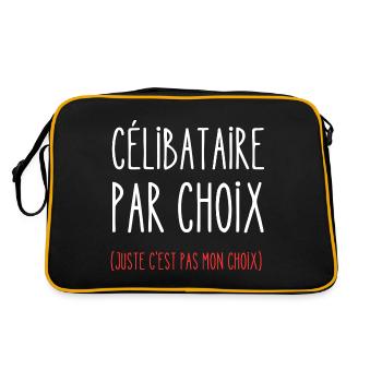célibataire par choix - Sac Retro - noir/or - Dos