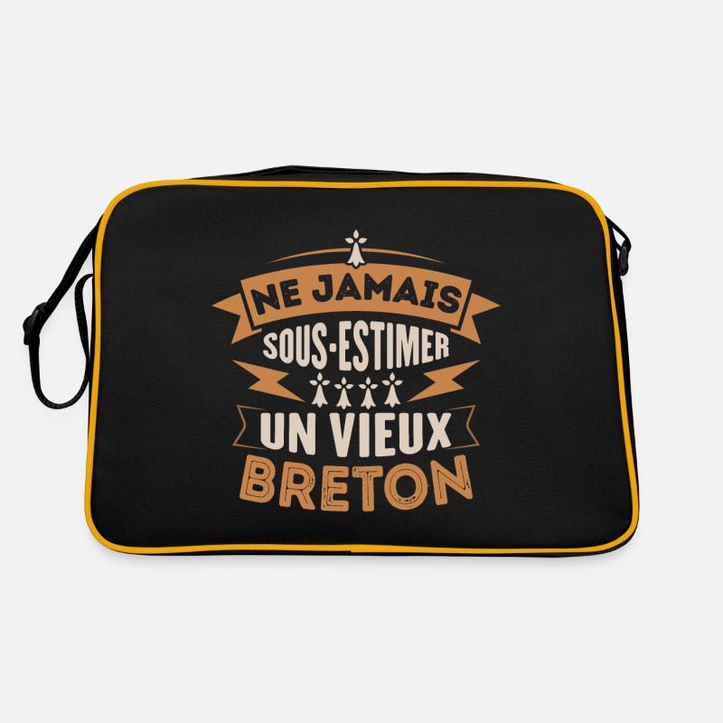 Ne jamais sous estimer un vieux Breton Sac Retro