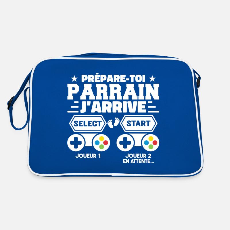 Prépare Toi Parrain J'arrive - Annonce Grossesse Sac Retro