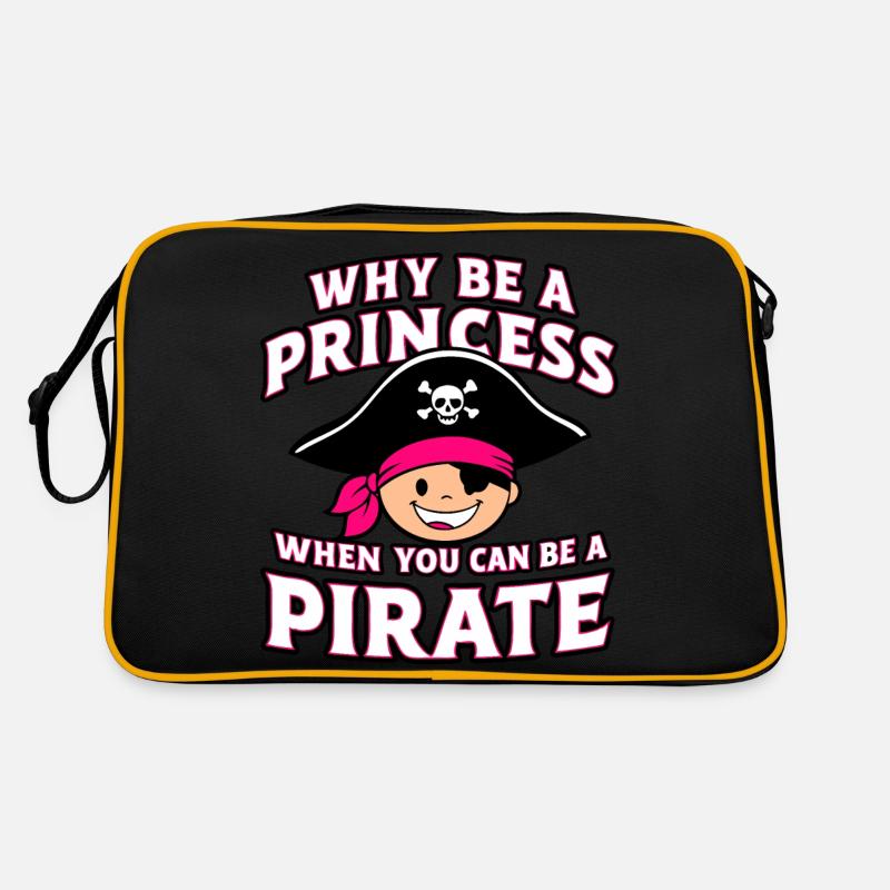 Pirate Pirate Carnaval Halloween - Sac Retro - noir/or
