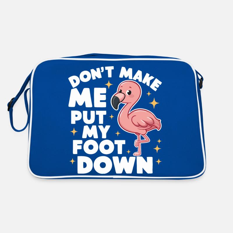 Flamingo Tier Rosa Retro Tasche