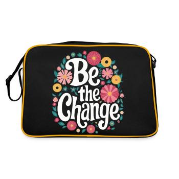 Altruismo Selfless Giving Giving School Spirit - Retro Bag - black/gold - Back