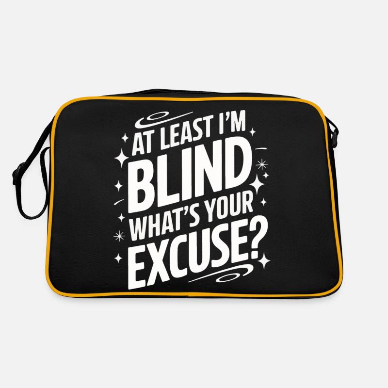 Blinde Blindheit Sehbehinderte Menschen Retro Tasche