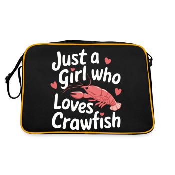 Homards, crabes, crevettes, fruits de mer - Sac Retro - noir/or - Dos